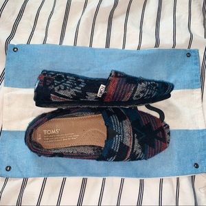 Aztec Print Fuzzy Toms, RARE and DISCONTINUED